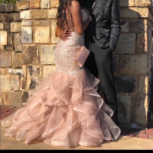 Sherri Hill | Dresses | Sherri Hill Rose Gold Prom Dress | Poshmark